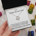 Collar Nudo de Amor - A la mujer de mi vida - Por siempre