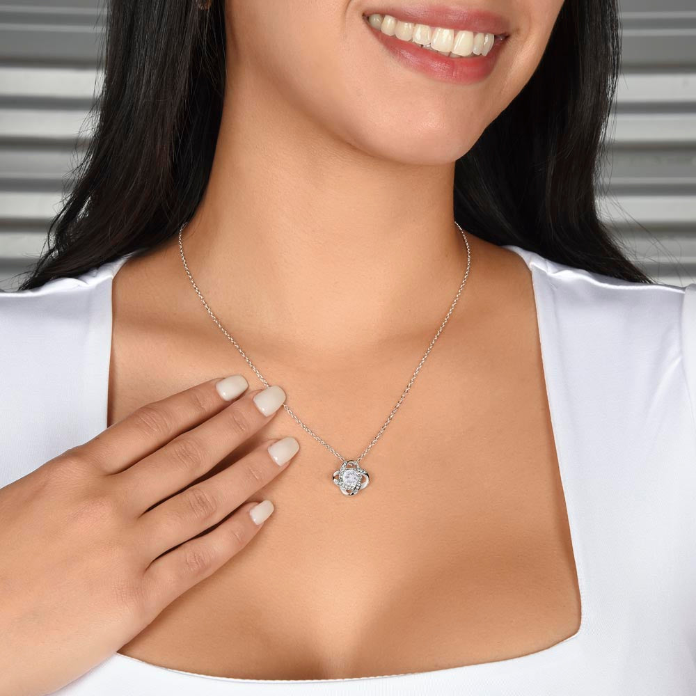 Collar Nudo de Amor - A la mujer de mi vida - Por siempre