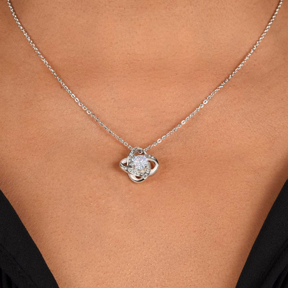 Collar Nudo de Amor - A mi hermosa hija - Te amo, para siempre