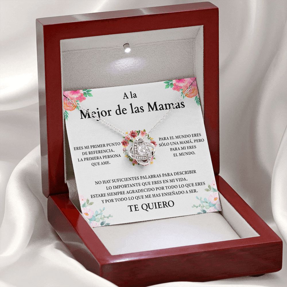 Collar Nudo de Amor - A la Mejor de Las Mamas (Edición limitada)